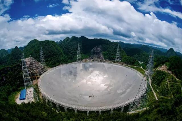 aperture spherical radio telescope,即500米口径球面射电望远镜