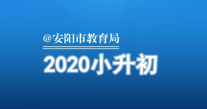 2020年市区小学升初中招生入学方案